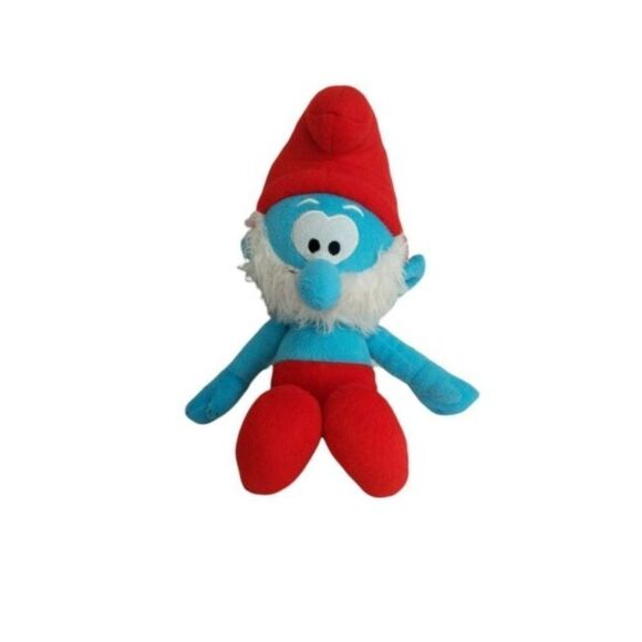 Smurfs Papa Smurf 8.5" Plush Stuffed Doll from Kellytoy 2013 - Picture 1 of 6